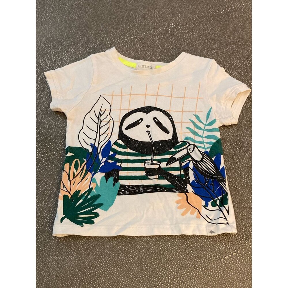 Billy Bandit Sloth T-shirt, 12 Mos, VGUC
